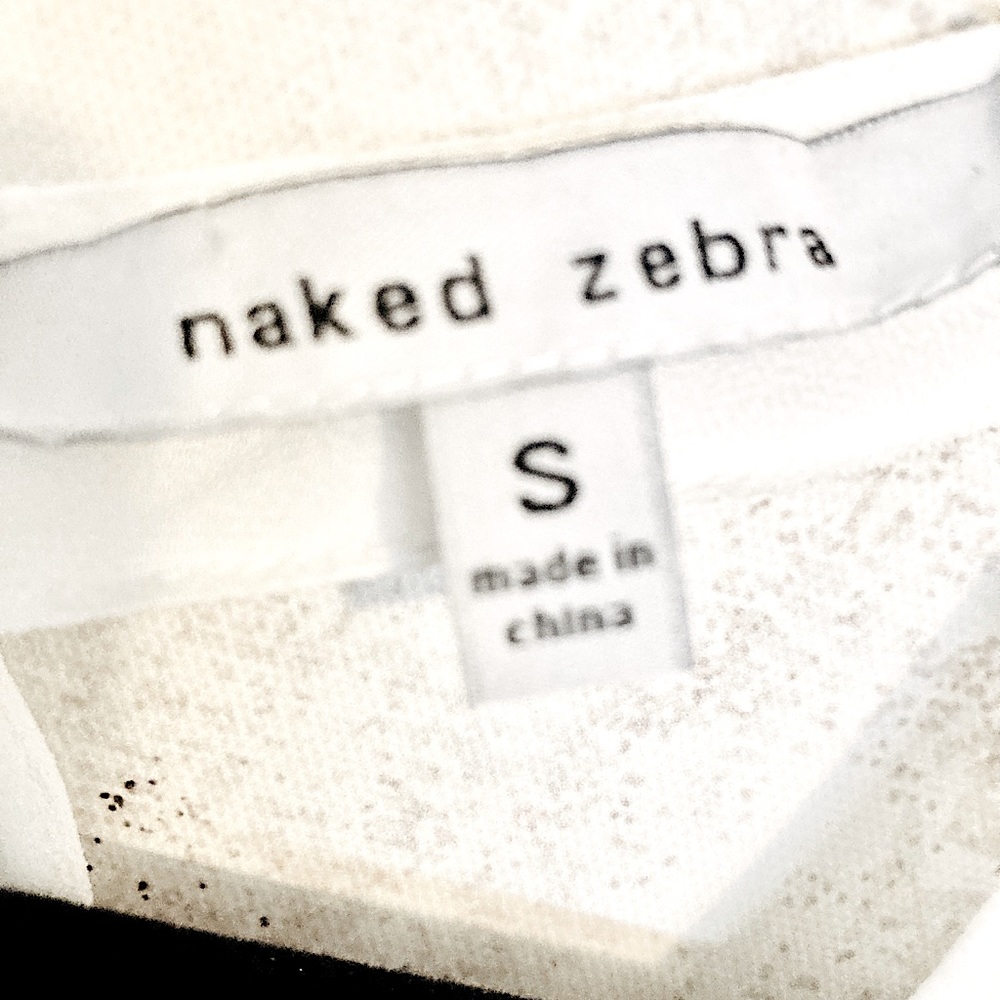 Naked Zebra Ruffled Racerback Top - Picture 4 of 4